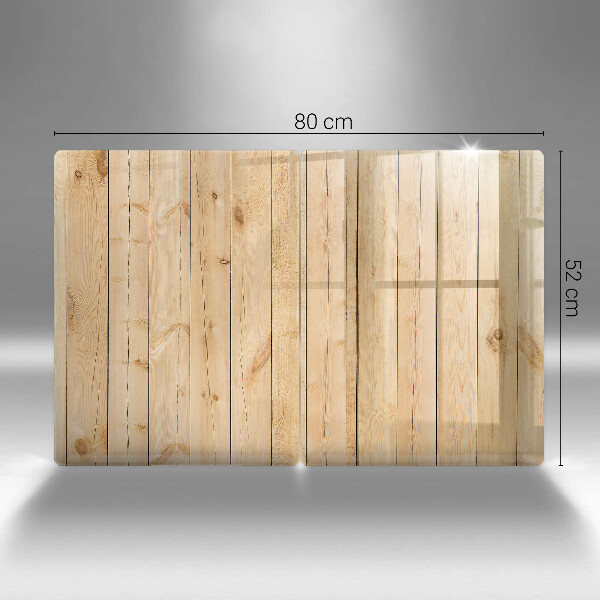 Herdabdeckung Zarte Holzbretter