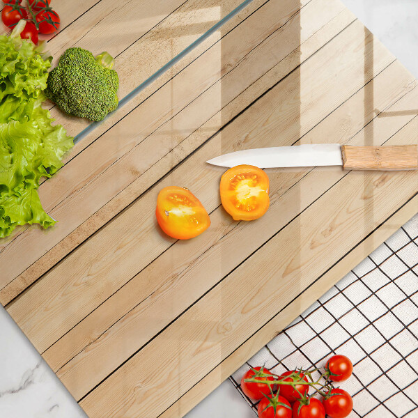 Herdabdeckung Zarte Holzbretter