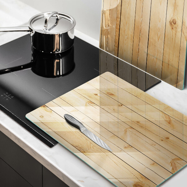 Herdabdeckung Zarte Holzbretter