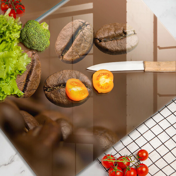 Herdabdeckung Kaffeebohnen