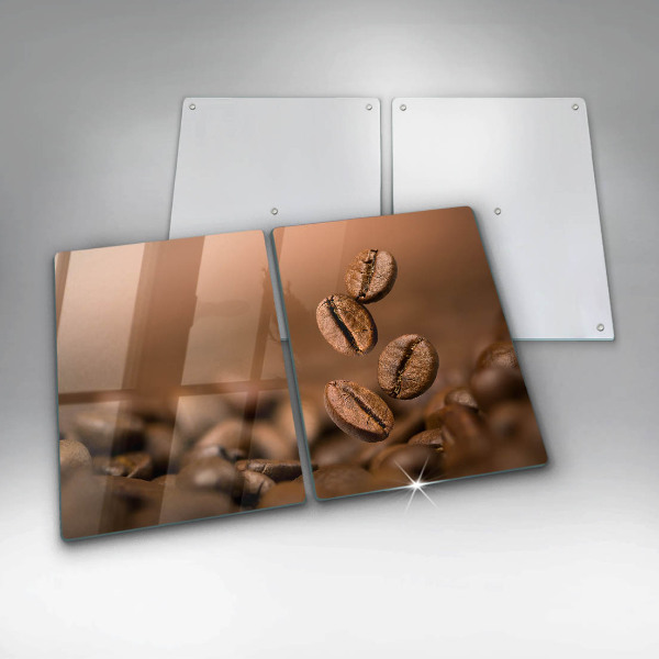 Herdabdeckung Kaffeebohnen