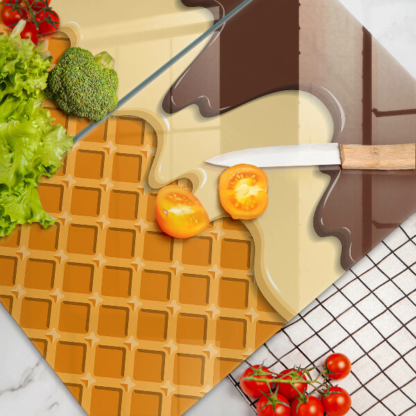 Herdabdeckung Eistüte-Illustration