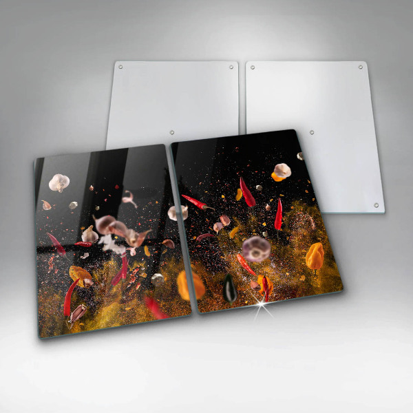 Herdabdeckung Scharfe Gewürze