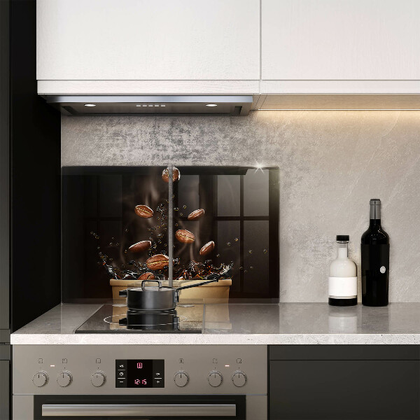 Herdabdeckung Heiße Kaffeebohnen