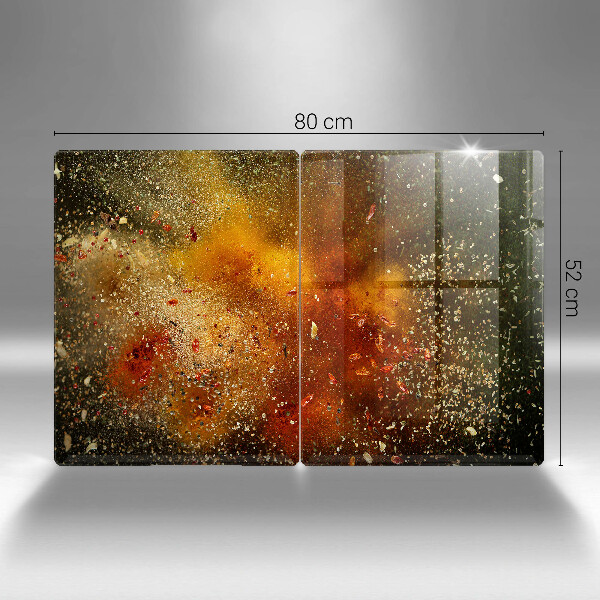 Herdabdeckung Bunte Gewürze