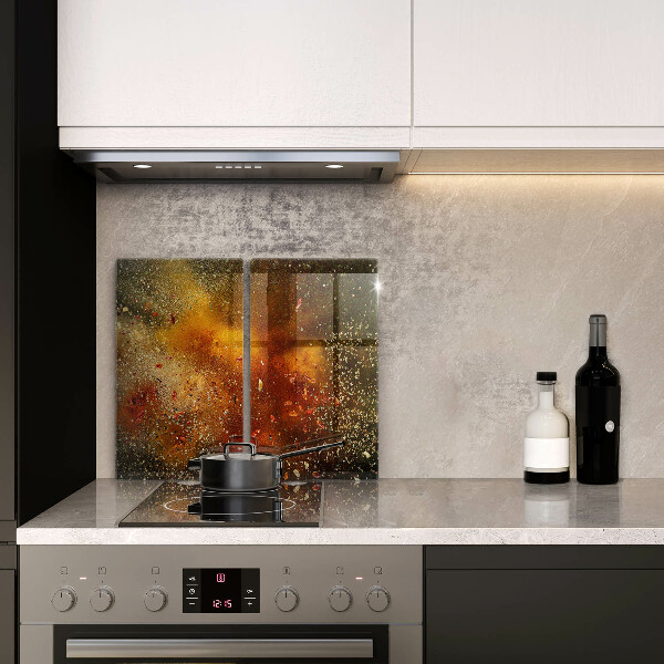 Herdabdeckung Bunte Gewürze