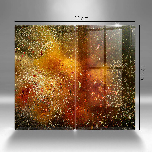 Herdabdeckung Bunte Gewürze