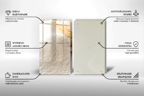 Herdabdeckung Mehl und Ähren
