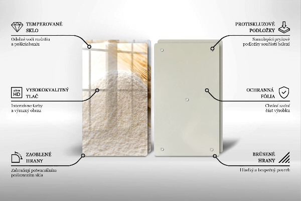Herdabdeckung Mehl und Ähren