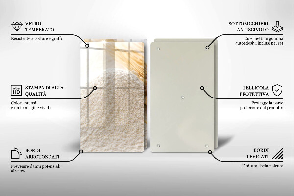 Herdabdeckung Mehl und Ähren