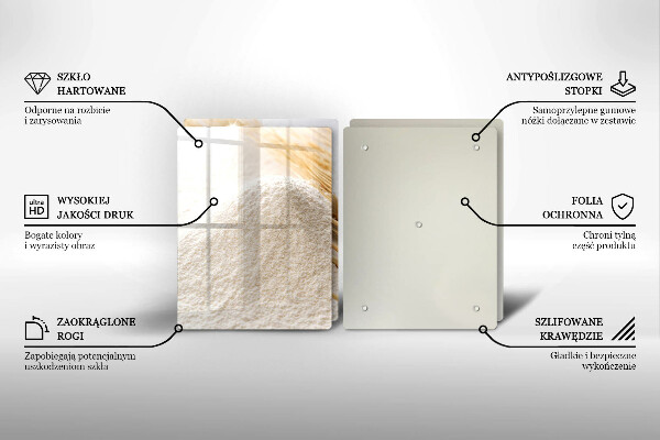 Herdabdeckung Mehl und Ähren
