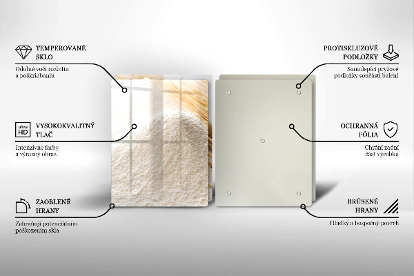 Herdabdeckung Mehl und Ähren