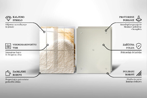 Herdabdeckung Mehl und Ähren
