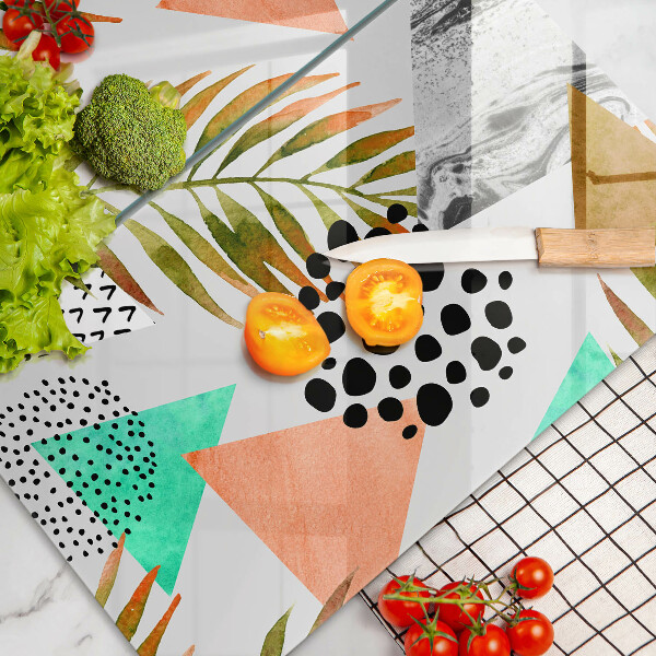 Herdabdeckung Boho-Blättermuster