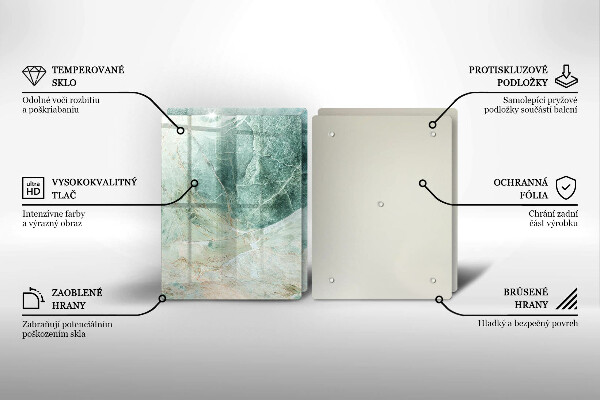 Herdabdeckung Steinstruktur