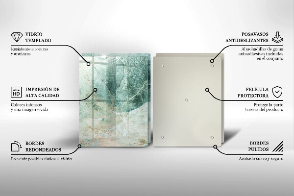 Herdabdeckung Steinstruktur