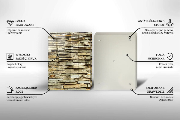 Herdabdeckung Dekorative Steine