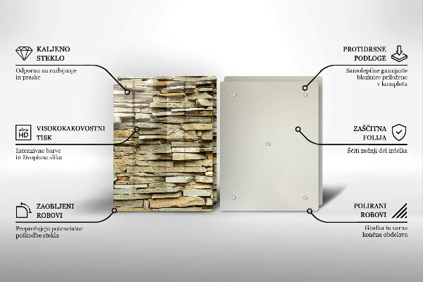 Herdabdeckung Dekorative Steine