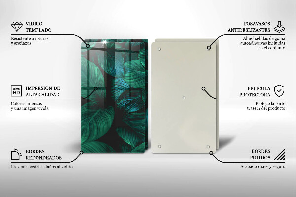 Herdabdeckung Dschungelblätter