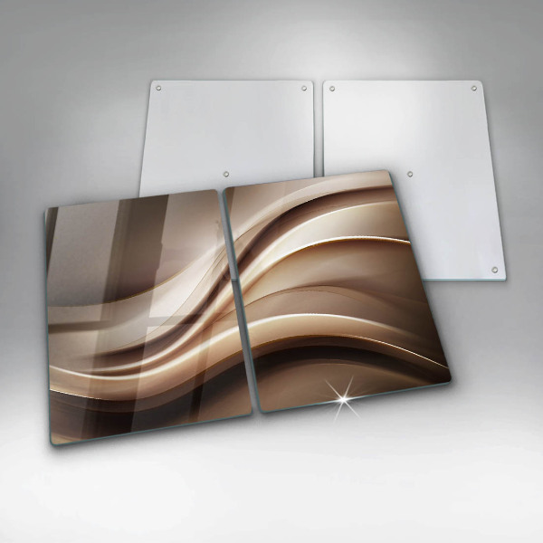 Herdabdeckung Abstraktion sanfte Linien