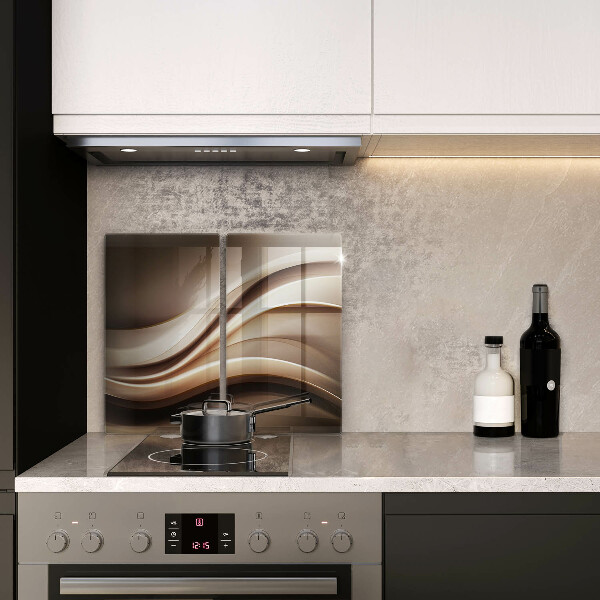 Herdabdeckung Abstraktion sanfte Linien