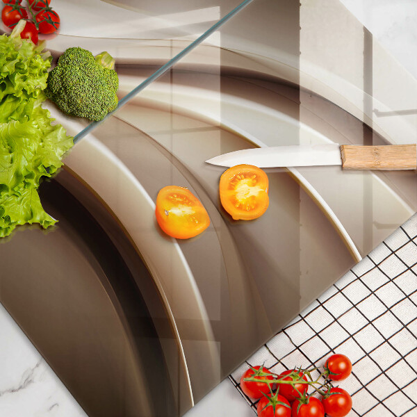 Herdabdeckung Abstraktion sanfte Linien