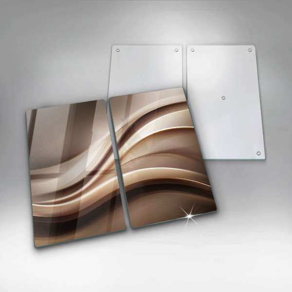 Herdabdeckung Abstraktion sanfte Linien