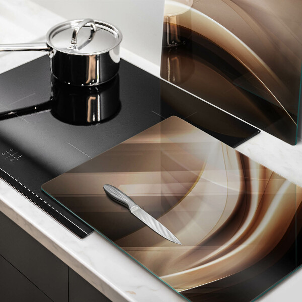 Herdabdeckung Abstraktion sanfte Linien