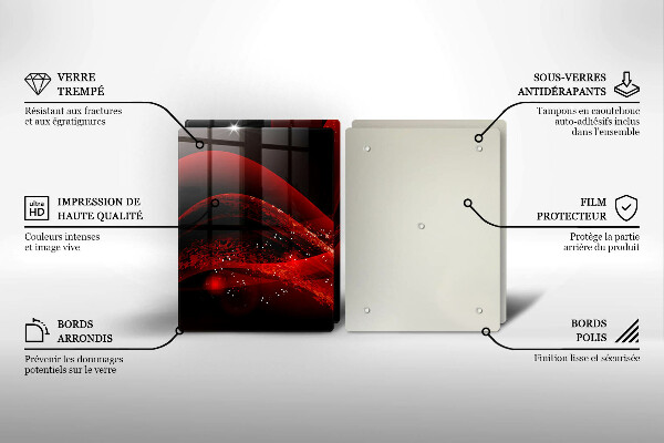 Herdabdeckung Moderne Abstraktion