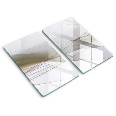 Herdabdeckung Abstraktes Liniendesign