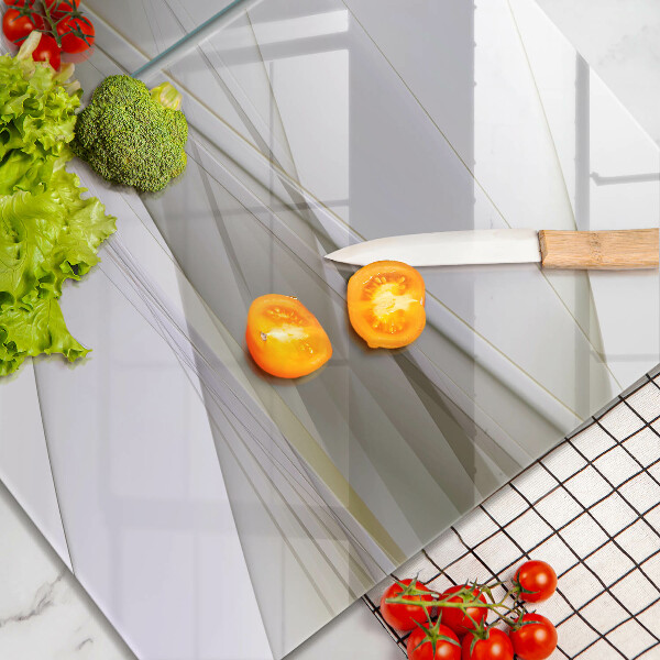 Herdabdeckung Abstraktes Liniendesign