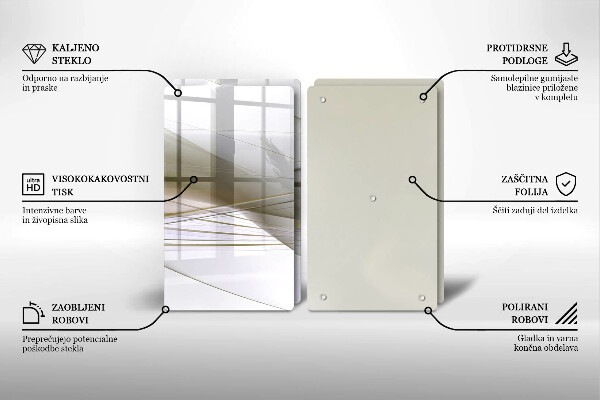 Herdabdeckung Abstraktes Liniendesign