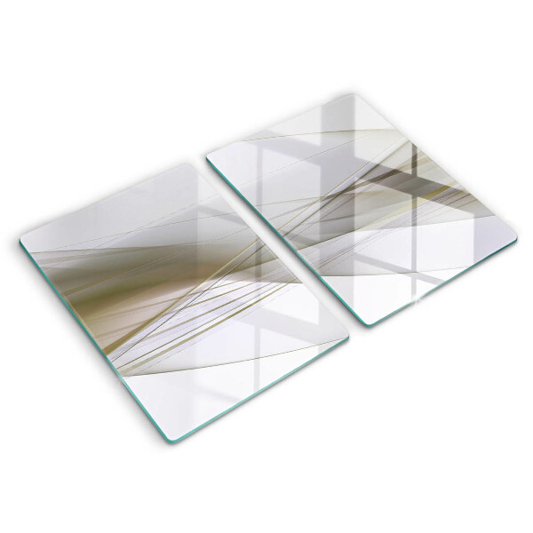 Herdabdeckung Abstraktes Liniendesign