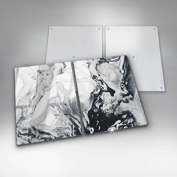 Herdabdeckung Tintenabstraktion