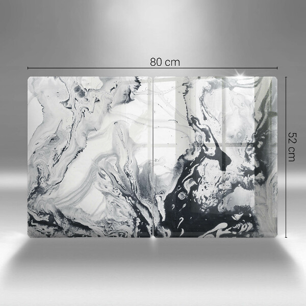 Herdabdeckung Tintenabstraktion