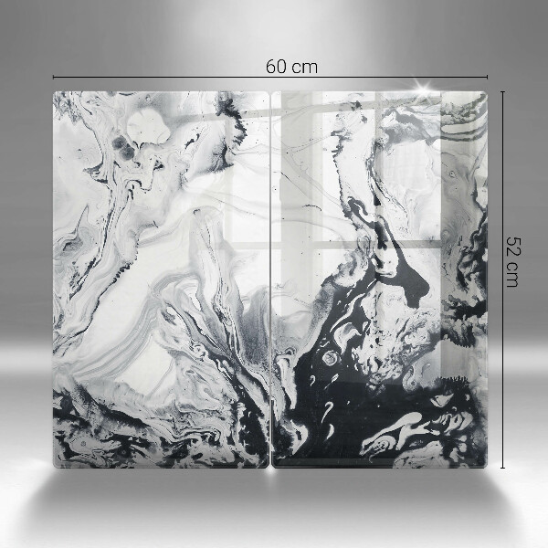 Herdabdeckung Tintenabstraktion