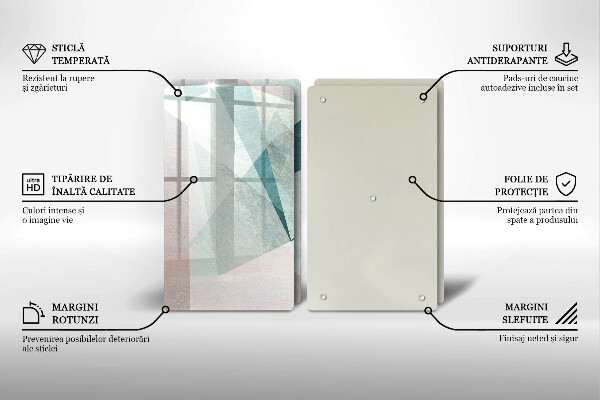 Herdabdeckung Scharfe Abstraktion