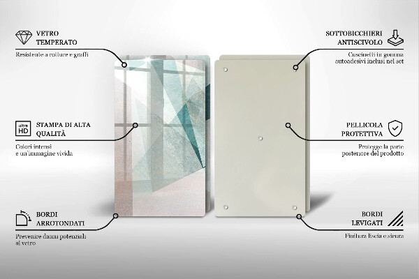 Herdabdeckung Scharfe Abstraktion