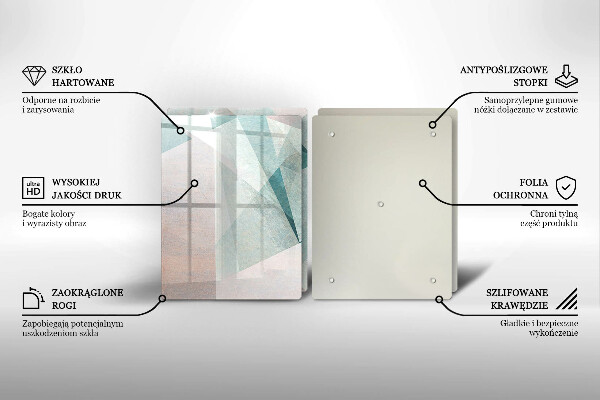 Herdabdeckung Scharfe Abstraktion