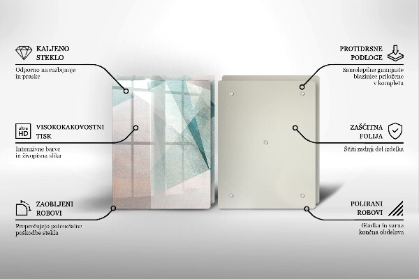 Herdabdeckung Scharfe Abstraktion