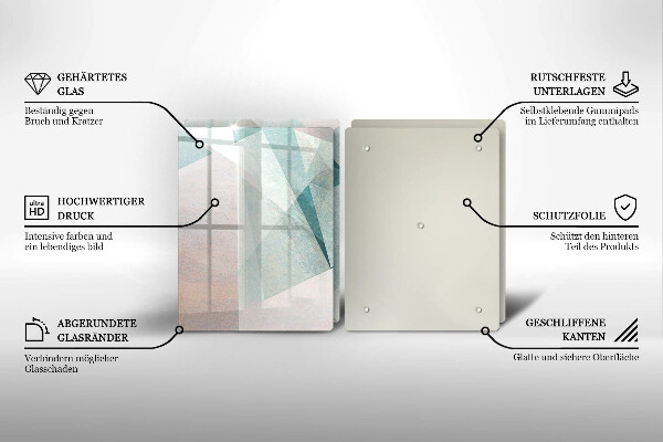 Herdabdeckung Scharfe Abstraktion