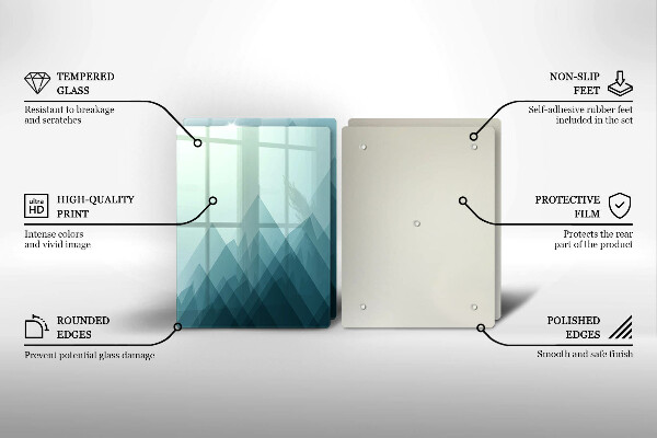 Herdabdeckung Abstrakte Berge