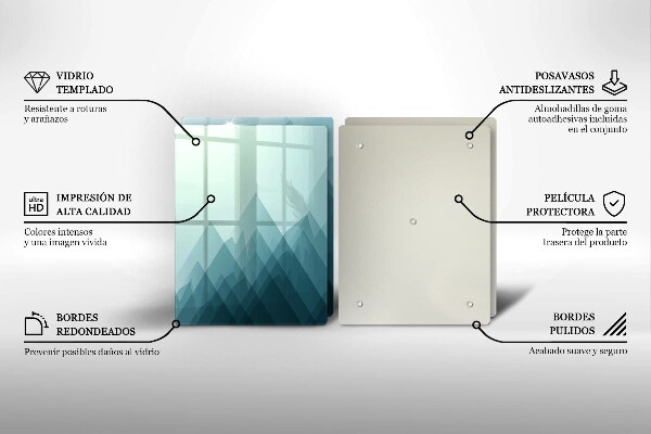 Herdabdeckung Abstrakte Berge
