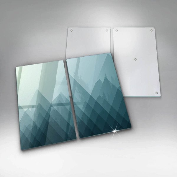 Herdabdeckung Abstrakte Berge