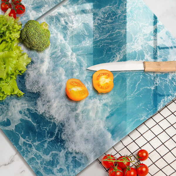 Herdabdeckung Meerwasserwellen