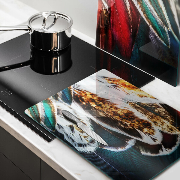 Herdabdeckung Boho-Vogelfedern