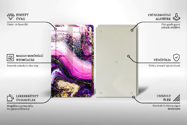 Herdabdeckung Abstraktes Design Gold