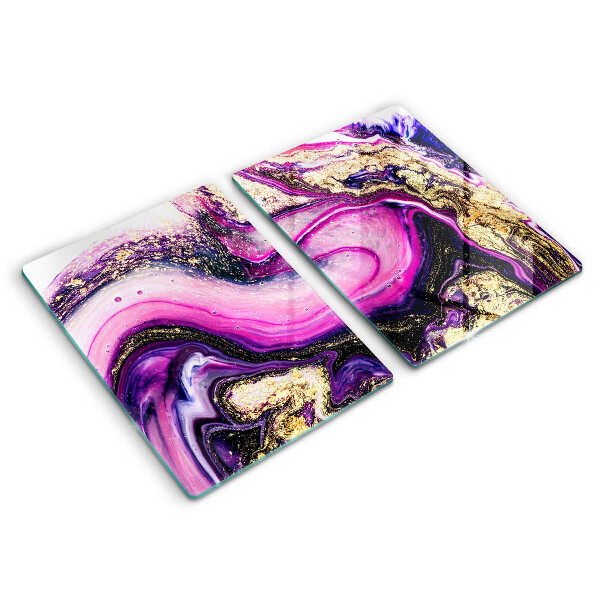 Herdabdeckung Abstraktes Design Gold