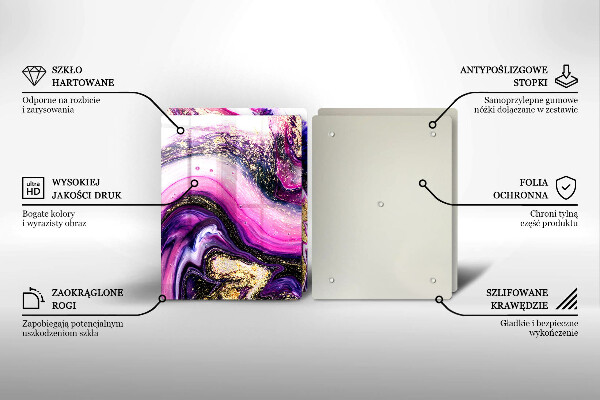 Herdabdeckung Abstraktes Design Gold