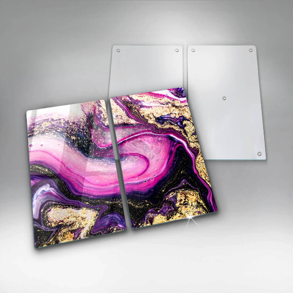 Herdabdeckung Abstraktes Design Gold